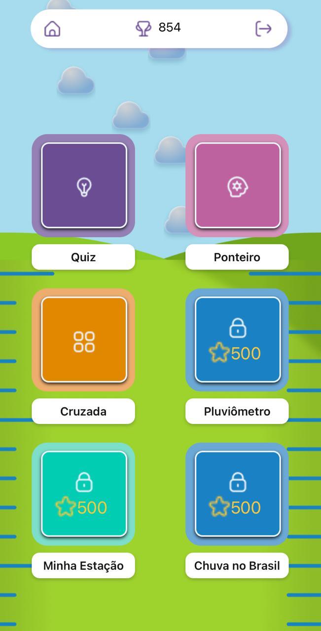 Tela inicial do App Jovem Cientista
