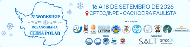 Inscrição 3º Workshop em Oceanografia e Clima Polar
