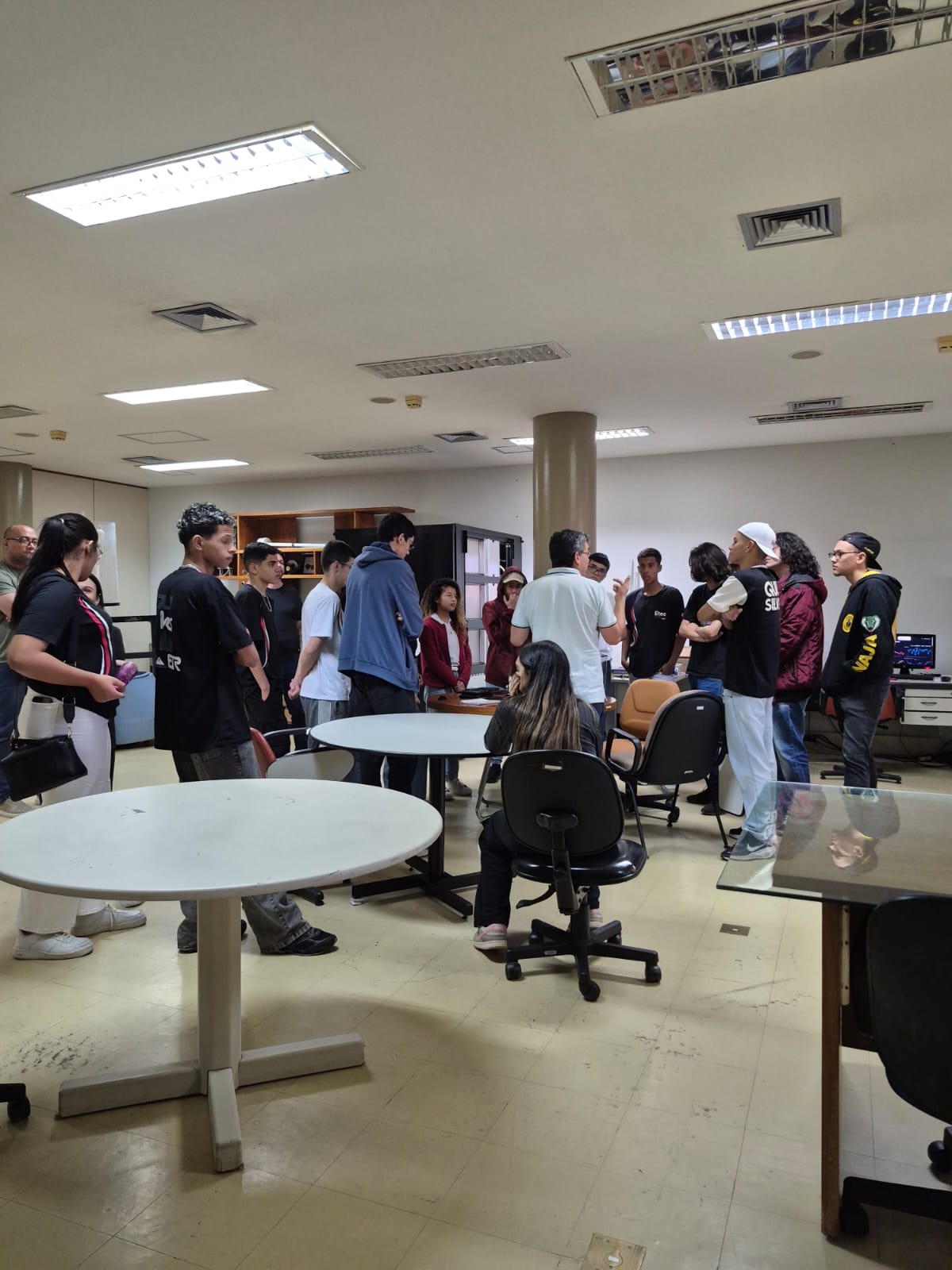Visita da ETEC de Piquete-SP  do Curso de MTEC | Técnico em Informática Integrado ao Ensino Médio